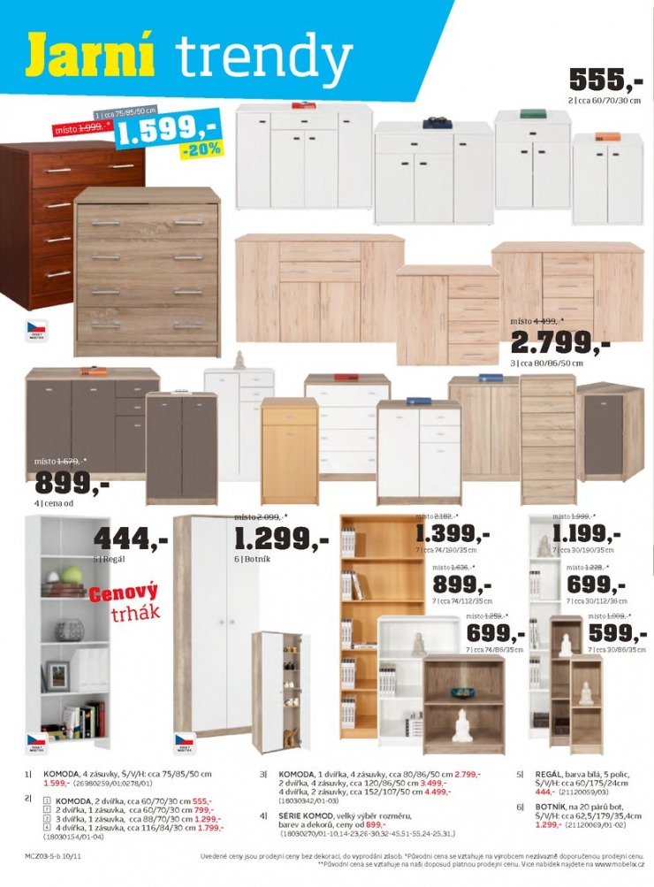 let�k Mobelix Aktu�ln� prospekt od 17.3.2015 strana 1