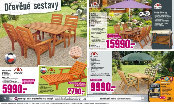 let�k Hornbach Voln� �as na zahrad� od 16.3.2015 strana 1