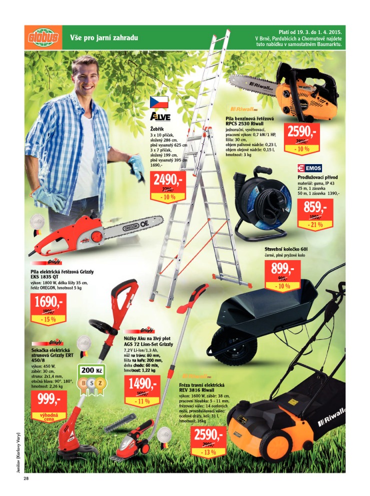 leták Globus Naše noviny od 19.3.2015 strana 1 leták Globus Naše noviny od 19.3.2015 strana 1