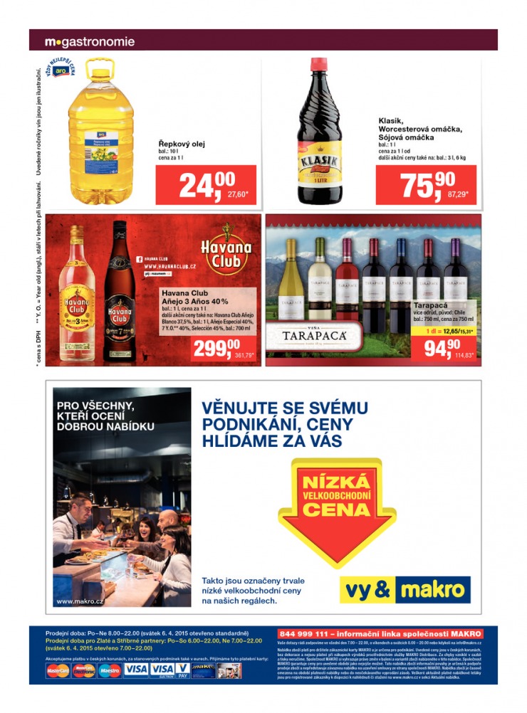 leták Makro Gastronomie trvanlivé zboží od 25.3.2015 strana 1 leták Makro Gastronomie trvanlivé zboží od 25.3.2015 strana 1