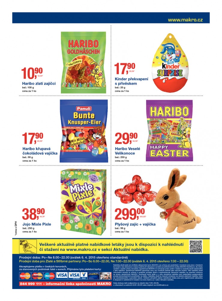 leták Makro Velikonoční čokolády od 25.3.2015 strana 1 leták Makro Velikonoční čokolády od 25.3.2015 strana 1
