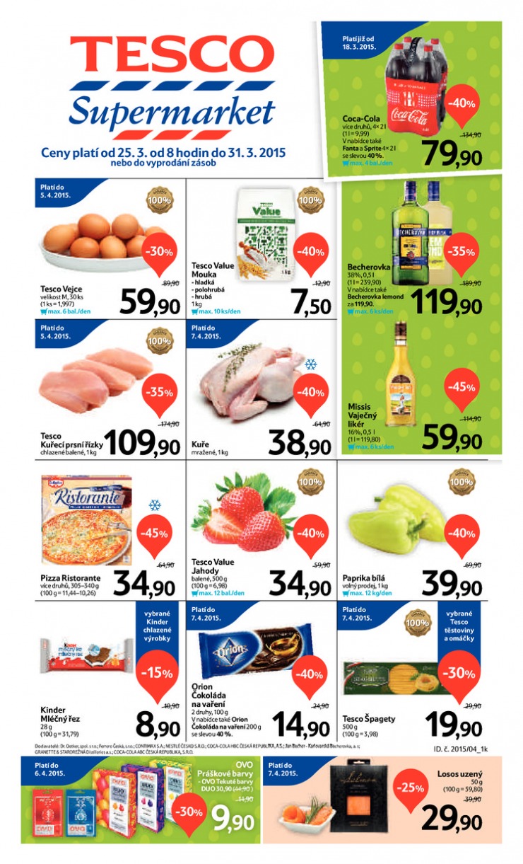 letk Tesco supermarkety od 25.3.2015 strana 1
