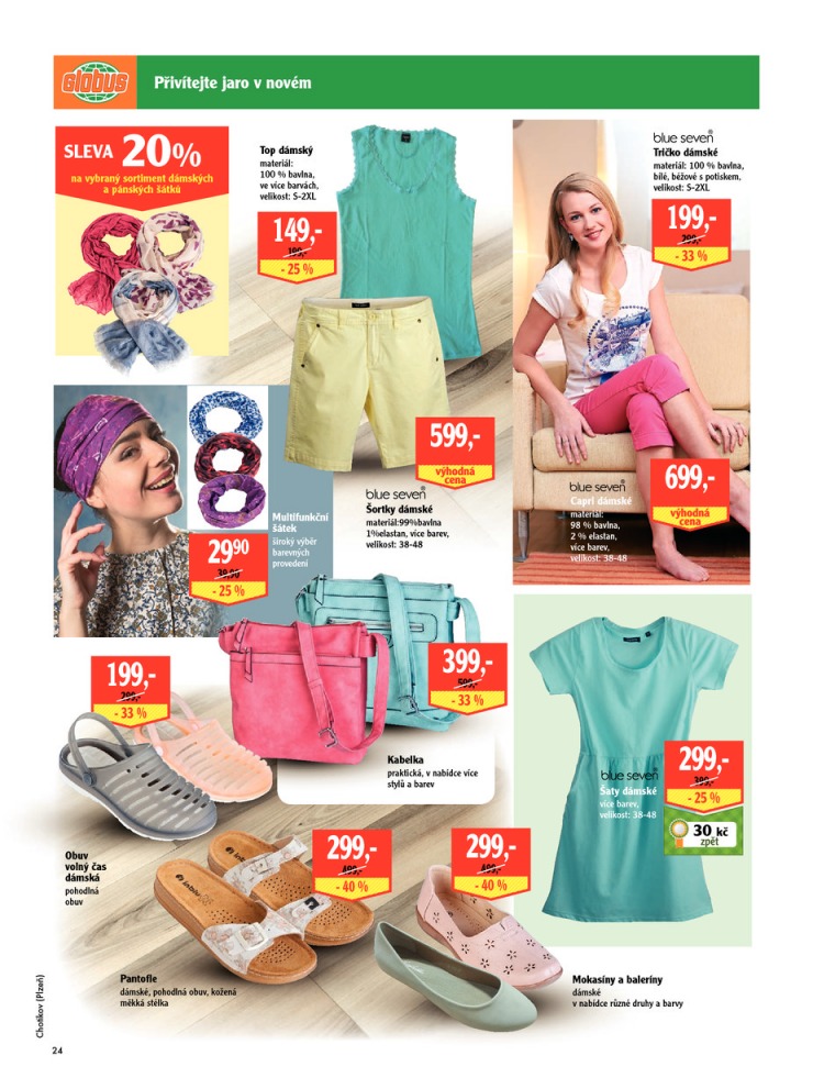 leták Globus Naše noviny od 26.3.2015  strana 1 leták Globus Naše noviny od 26.3.2015 strana 1