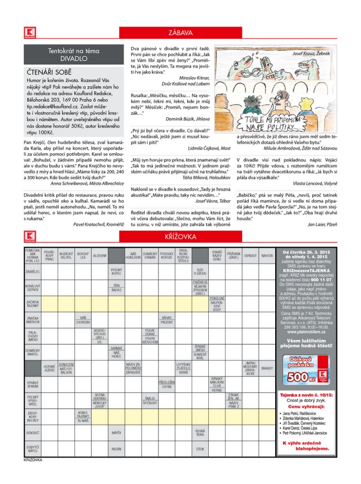 let�k Kaufland Aktu�ln� nab�dka od 26.3.2015 strana 1