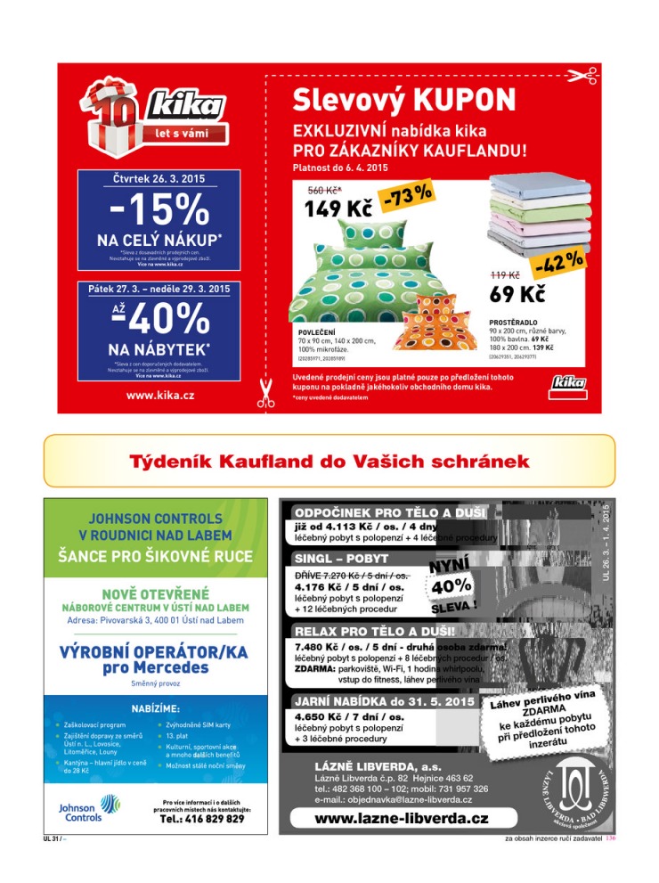 let�k Kaufland Aktu�ln� nab�dka od 26.3.2015 strana 1