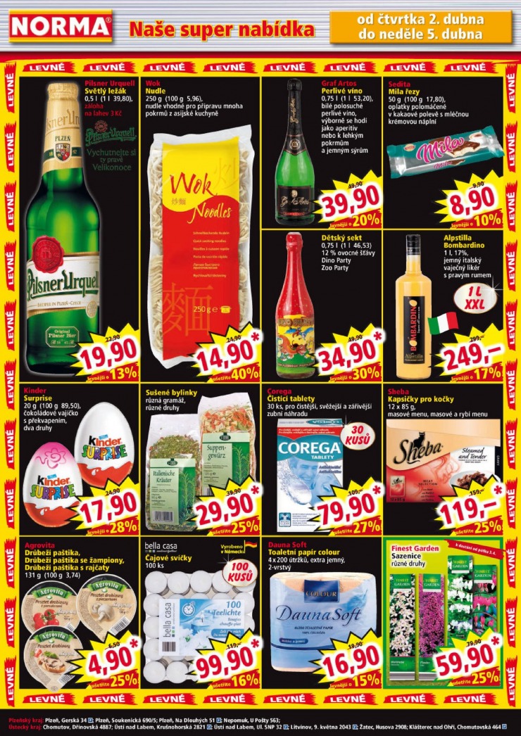 leták Norma Aktuální leták od 30.3.2015 strana 1 leták Norma Aktuální leták od 30.3.2015 strana 1