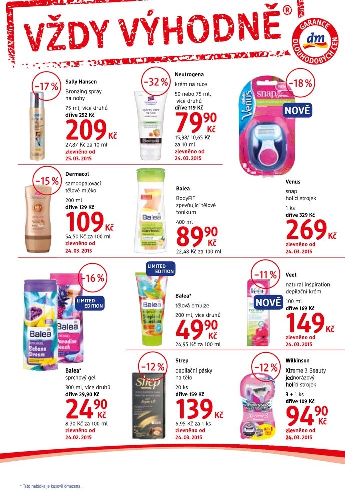 let�k DM drogerie Journal od 26.3.2015 strana 1