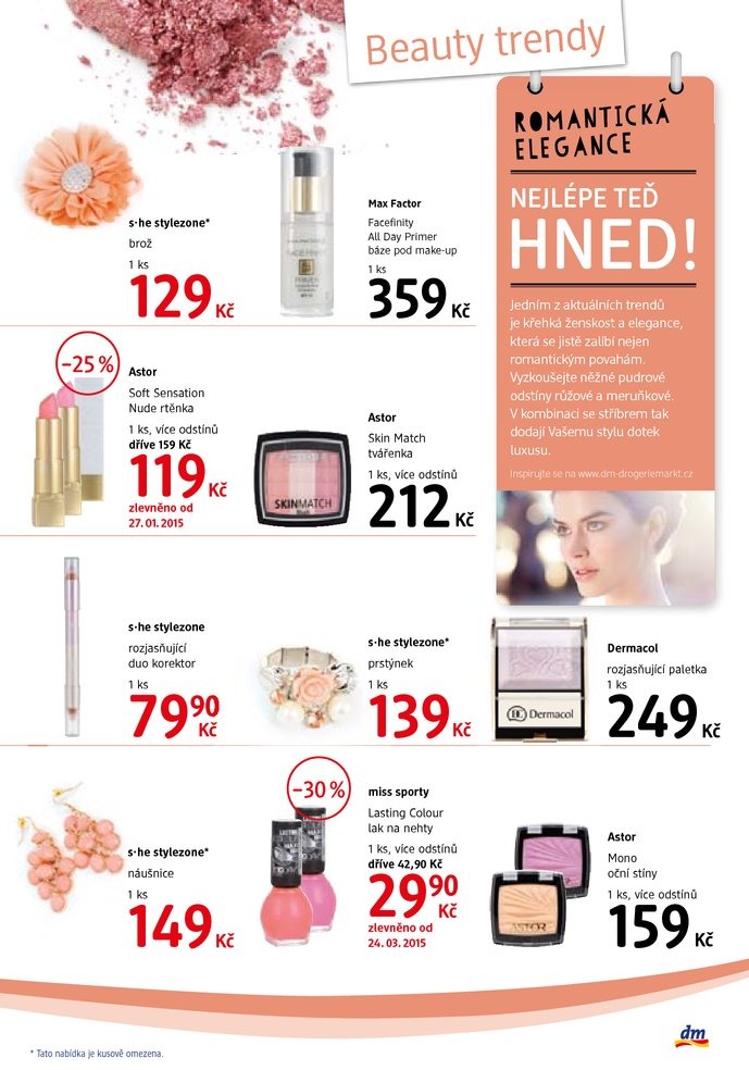 let�k DM drogerie Journal od 26.3.2015 strana 1