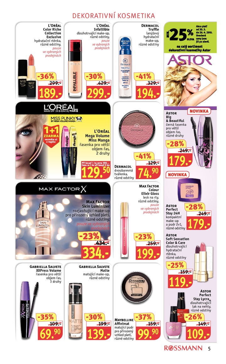 leták Rossmann Leták od 30.3.2015 strana 1 leták Rossmann Leták od 30.3.2015 strana 1