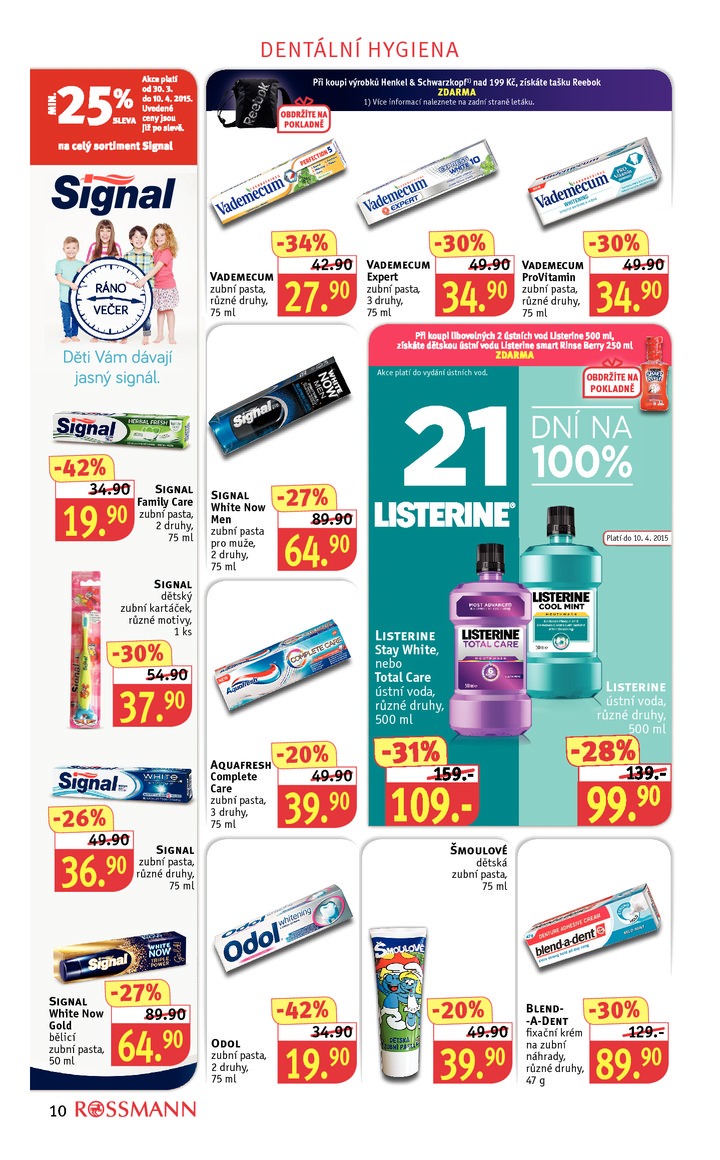 leták Rossmann Leták od 30.3.2015 strana 1 leták Rossmann Leták od 30.3.2015 strana 1