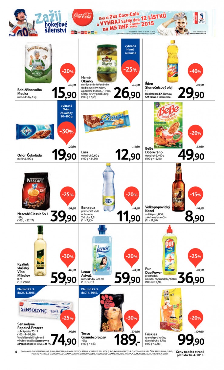 let�k Tesco supermarkety od 1.4.2015 strana 1