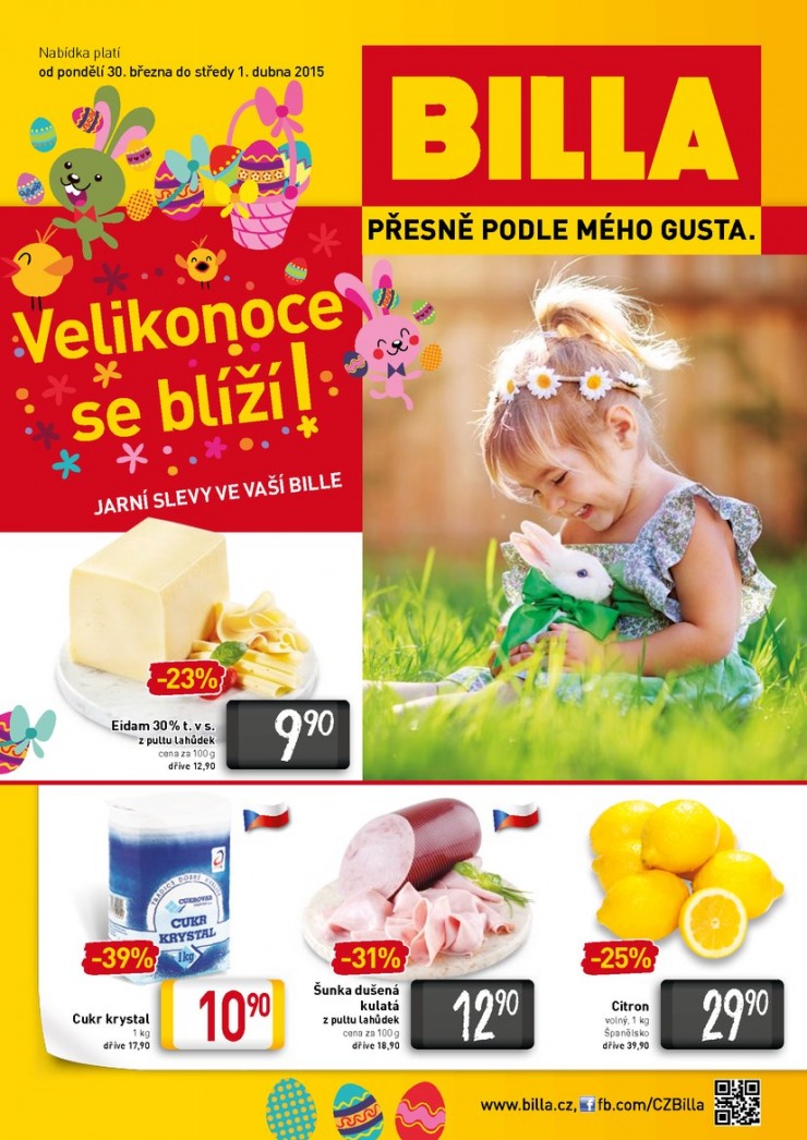 letk Billa Krtk od 30.3.2015 strana 1
