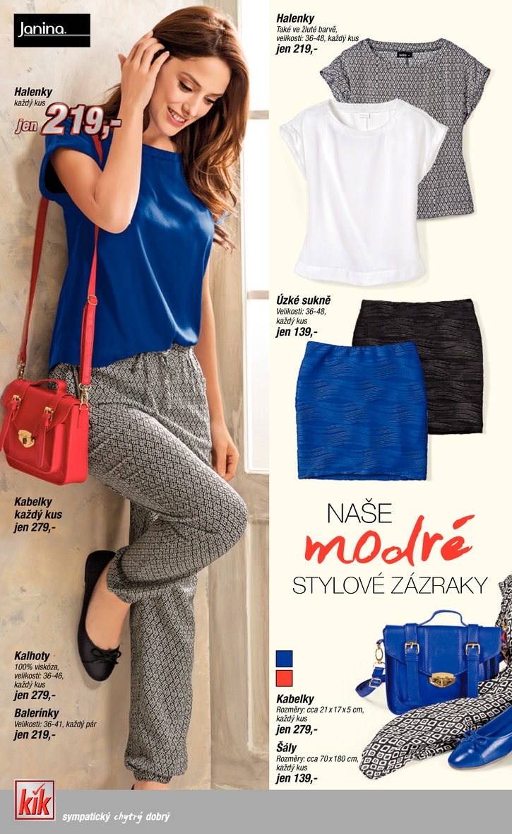 let�k Kik textil Prospekt od 1.4.2015 strana 1