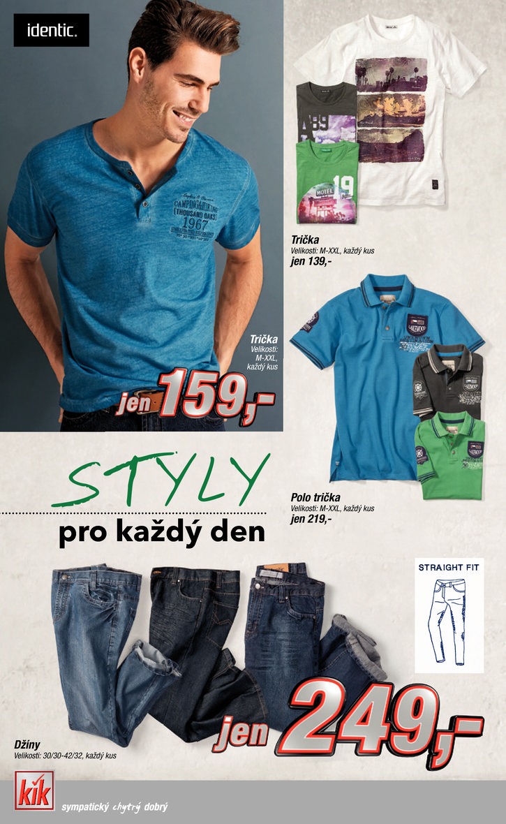 let�k Kik textil Prospekt od 1.4.2015 strana 1