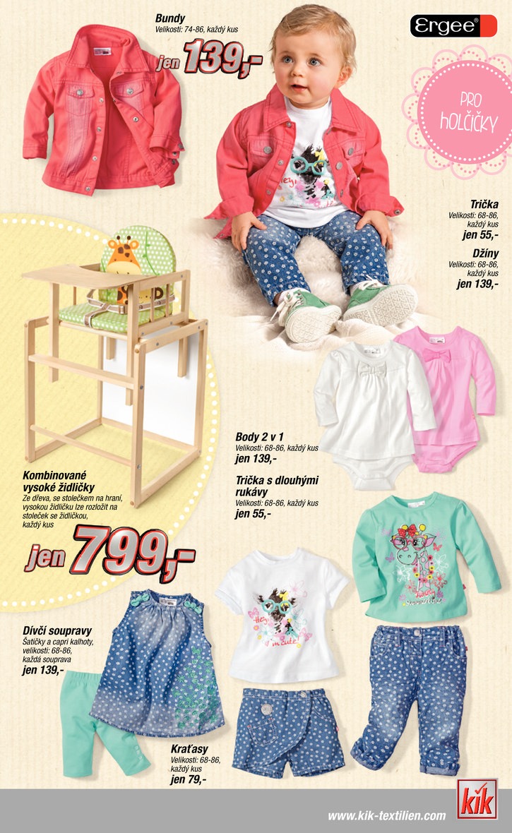 let�k Kik textil Prospekt od 1.4.2015 strana 1