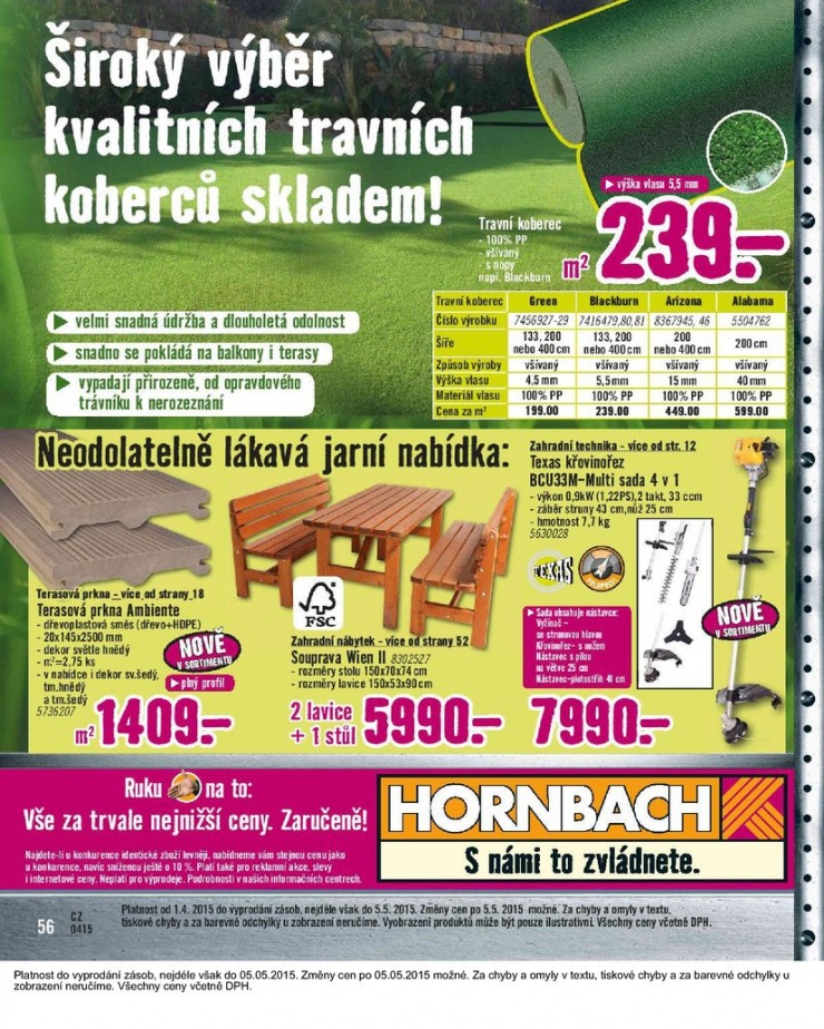 letk Hornbach Aktuln letk od 1.4.2015 strana 1