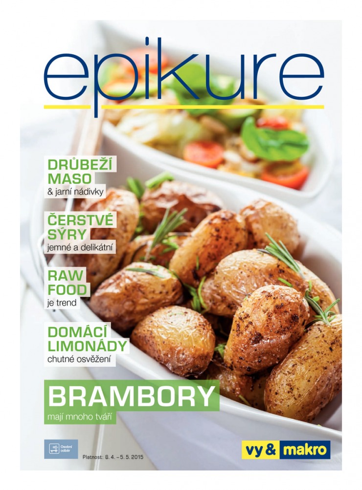leták Makro Epikure od 8.4.2015 strana 1 leták Makro Epikure od 8.4.2015 strana 1