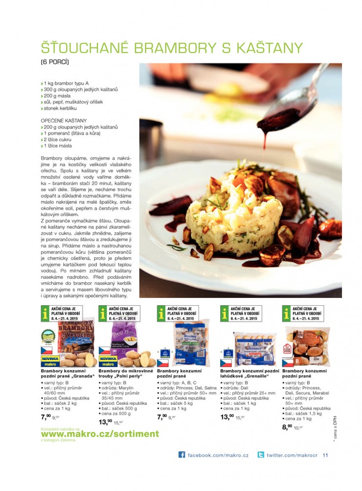leták Makro Epikure od 8.4.2015 strana 1 leták Makro Epikure od 8.4.2015 strana 1