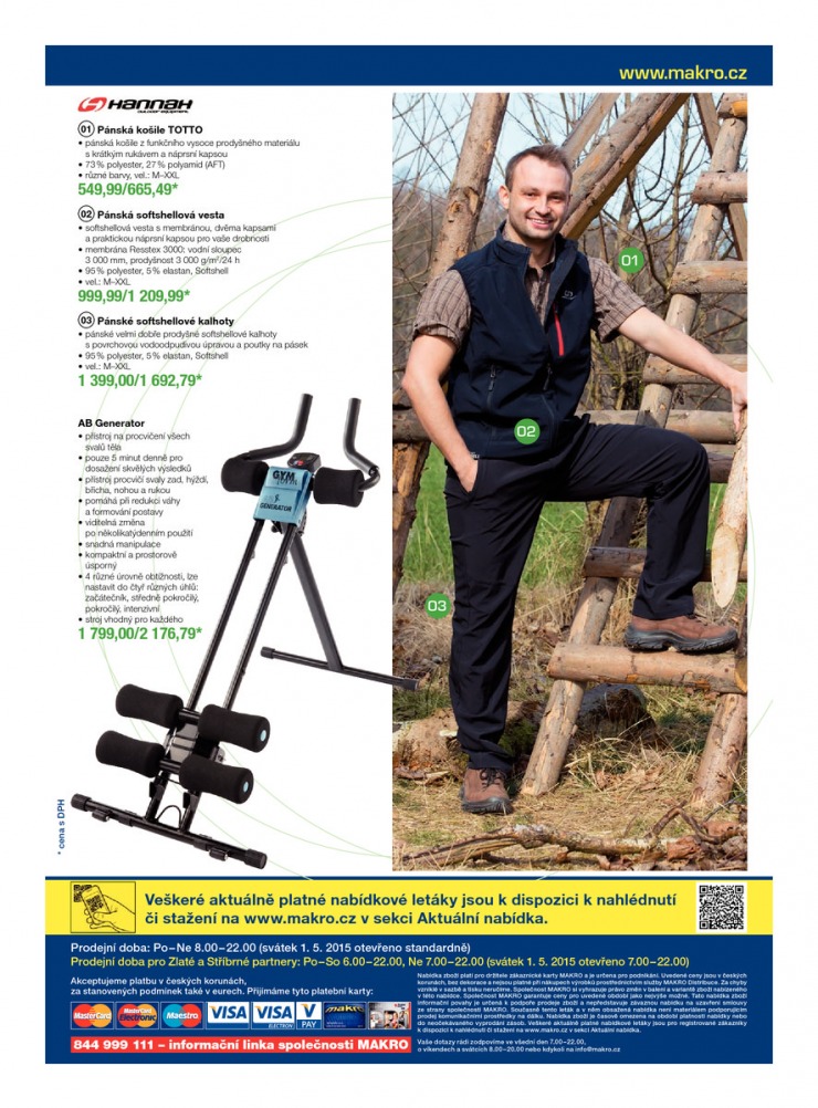 leták Makro Sport od 8.4.2015 strana 1 leták Makro Sport od 8.4.2015 strana 1