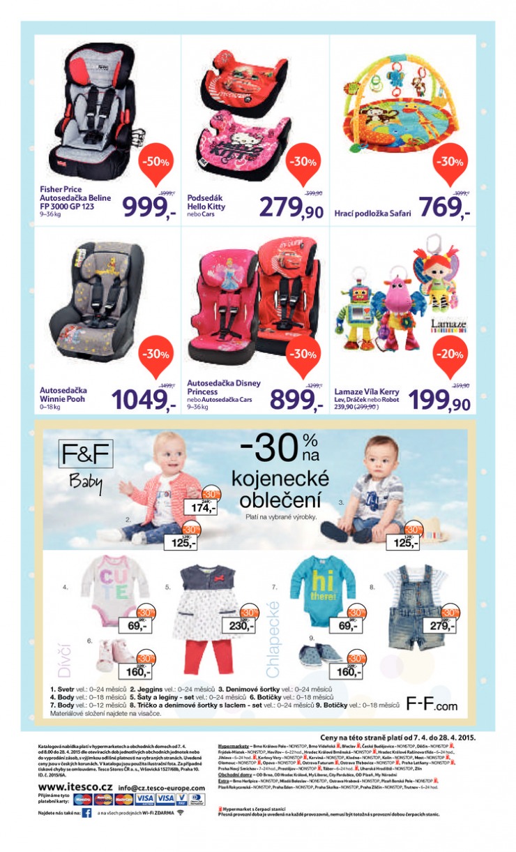 leták Tesco Baby od 7.4.2015 strana 1 leták Tesco Baby od 7.4.2015 strana 1