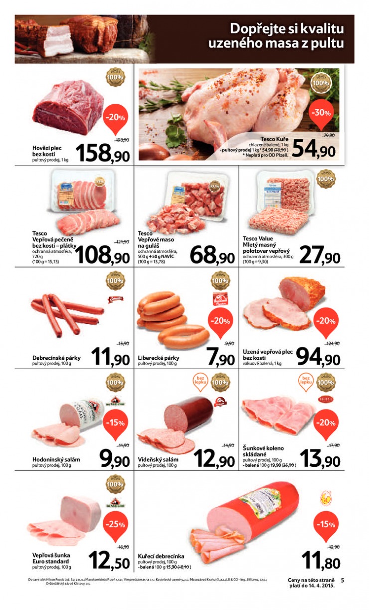 leták Tesco OD od 8.4.2015 strana 1 leták Tesco OD od 8.4.2015 strana 1