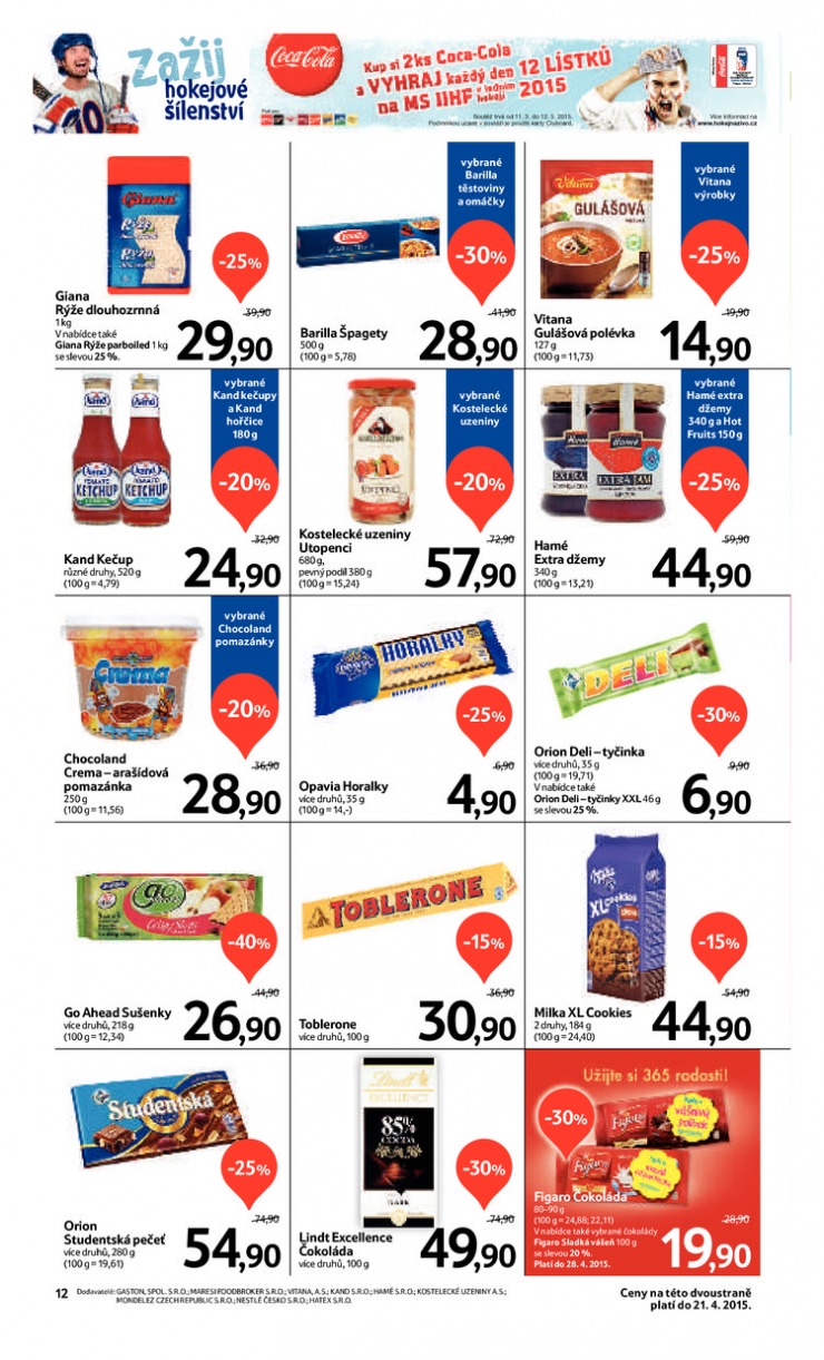 leták Tesco OD od 8.4.2015 strana 1 leták Tesco OD od 8.4.2015 strana 1