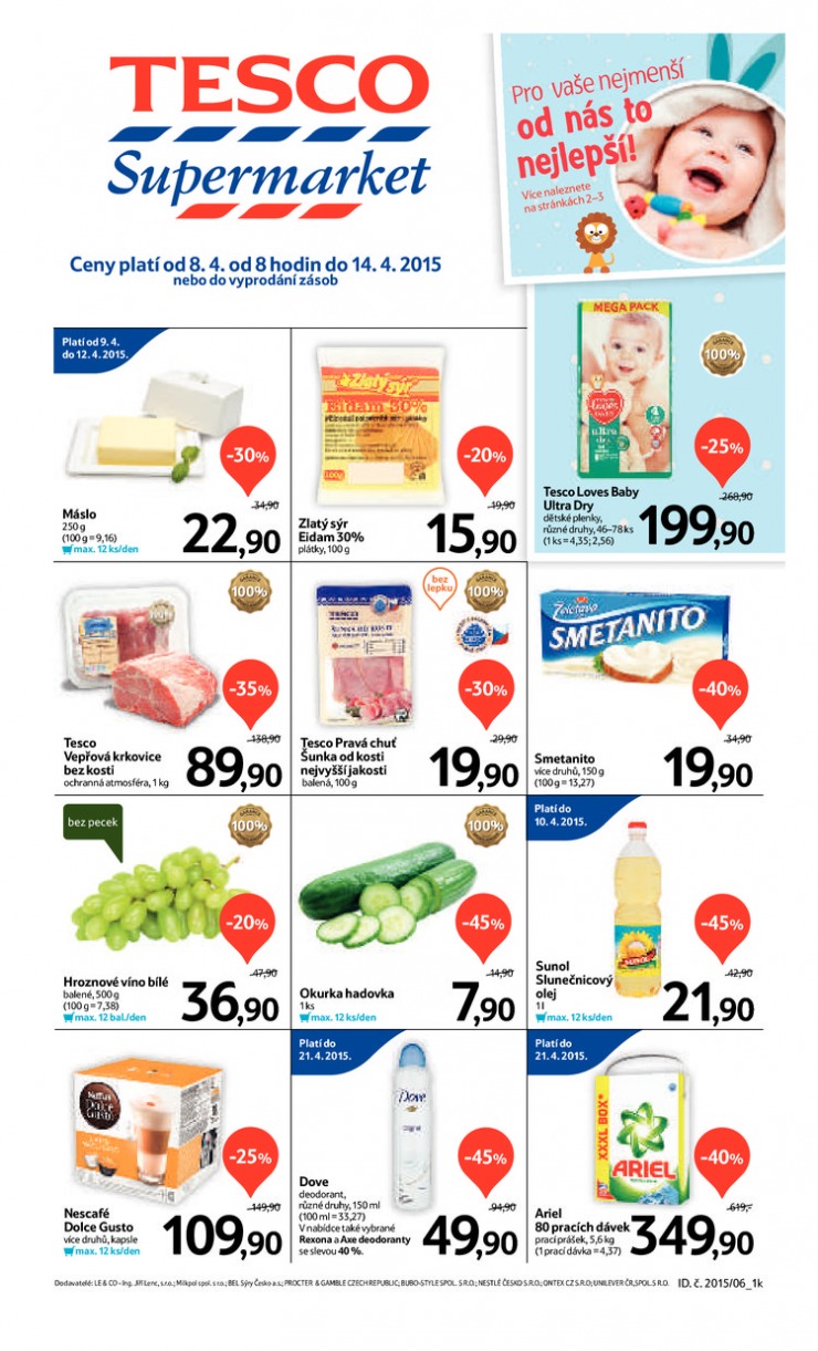 letk Tesco supermarkety od 8.4.2015 strana 1