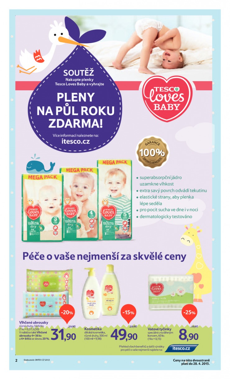 leták Tesco supermarkety od 8.4.2015 strana 1 leták Tesco supermarkety od 8.4.2015 strana 1