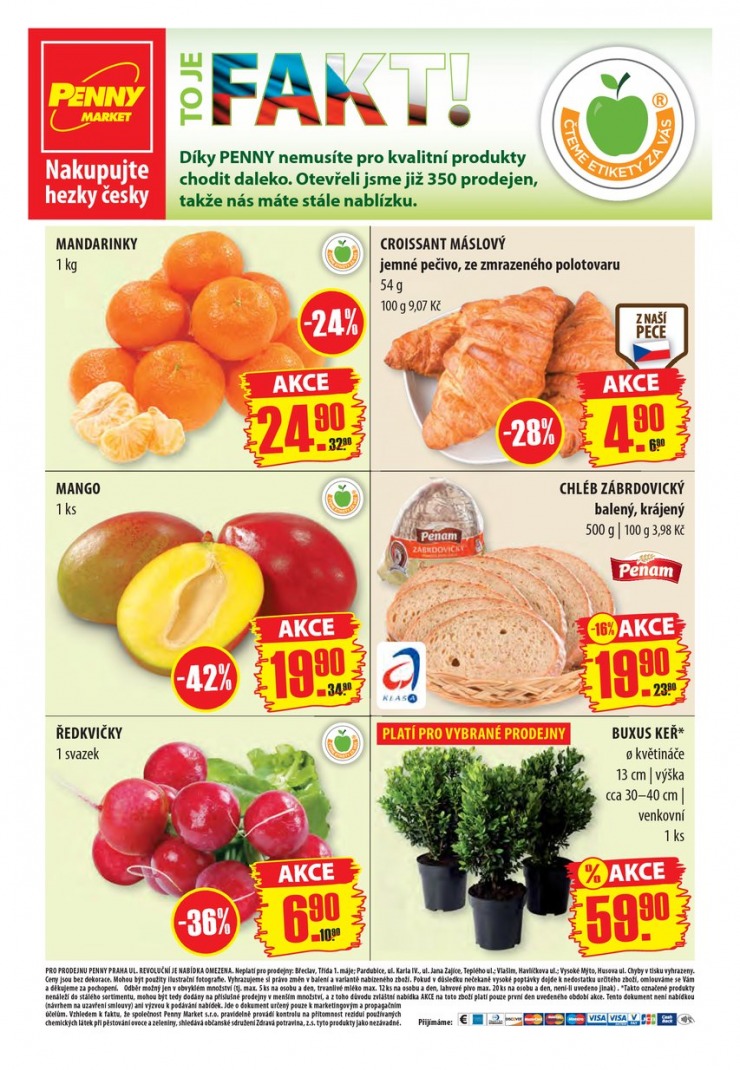 leták Penny Aktuální nabídka od 6.4.2015 strana 1 leták Penny Aktuální nabídka od 6.4.2015 strana 1