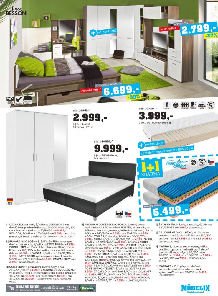 let�k Mobelix Aktu�ln� prospekt od 7.4.2015 strana 1