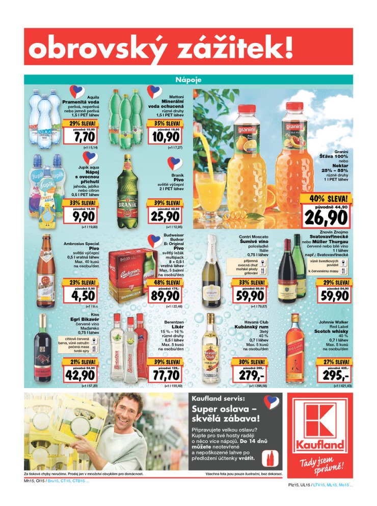 let�k Kaufland Aktu�ln� nab�dka od 9.4.2015 strana 1