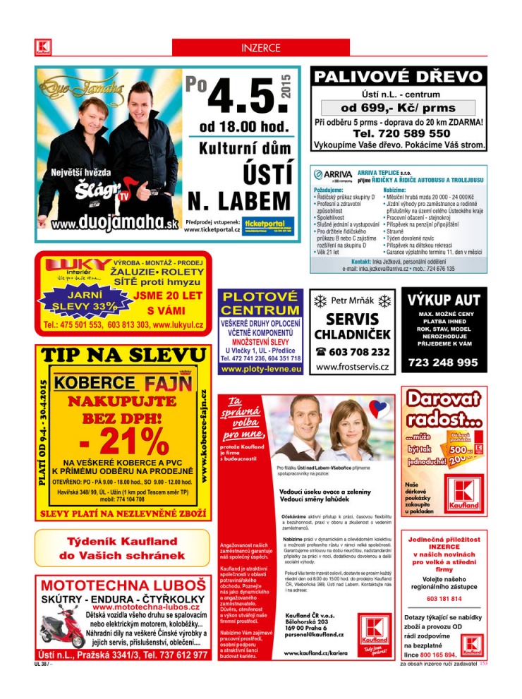 let�k Kaufland Aktu�ln� nab�dka od 9.4.2015 strana 1