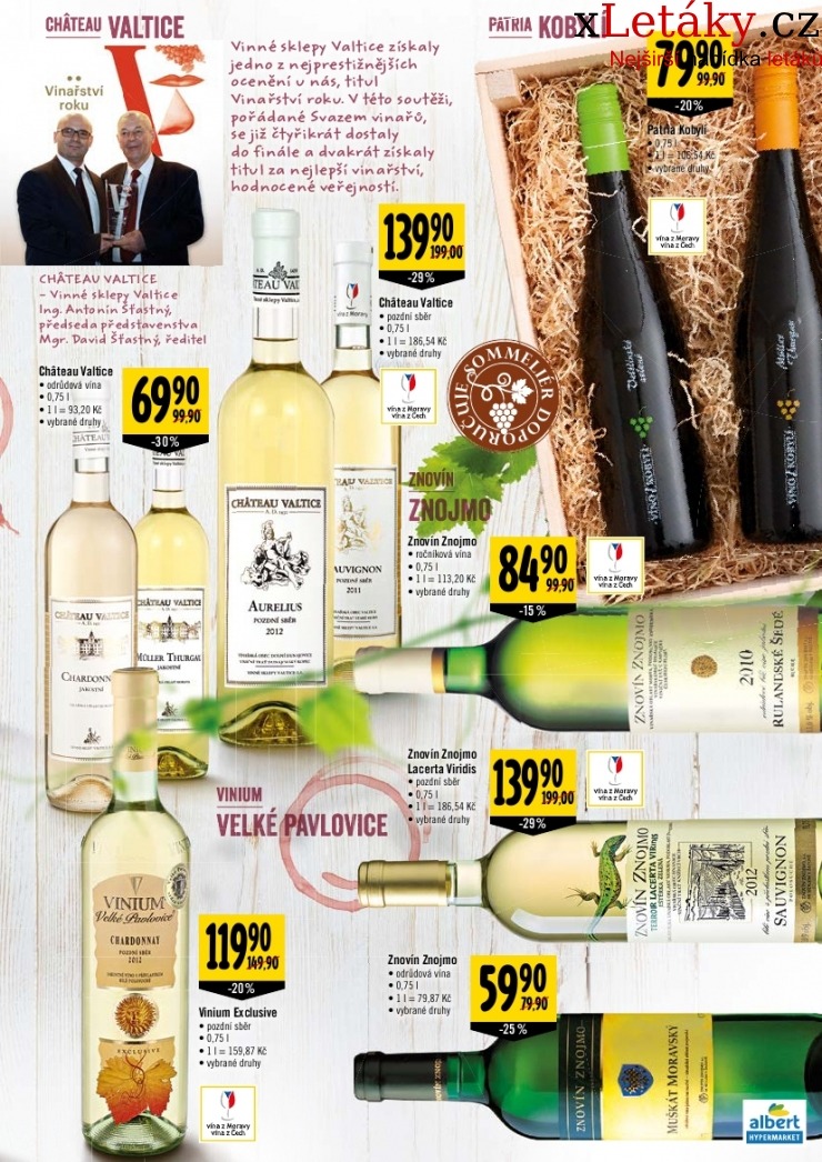 leták Albert Hypermarket - víno leták strana 1 leták Albert Hypermarket - víno leták strana 1