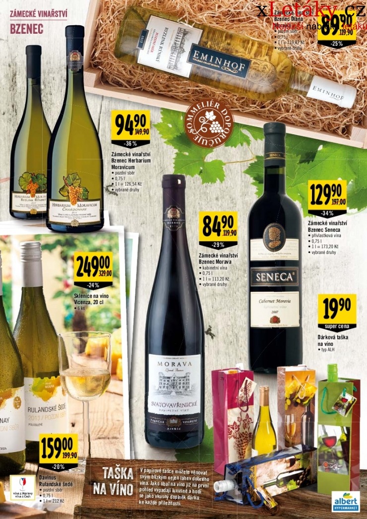 leták Albert Hypermarket - víno leták strana 1 leták Albert Hypermarket - víno leták strana 1