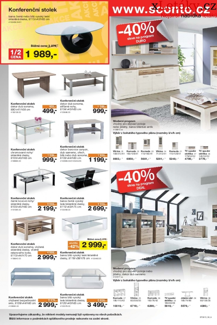 leták Sconto nábytek leták strana 1 leták Sconto nábytek leták strana 1