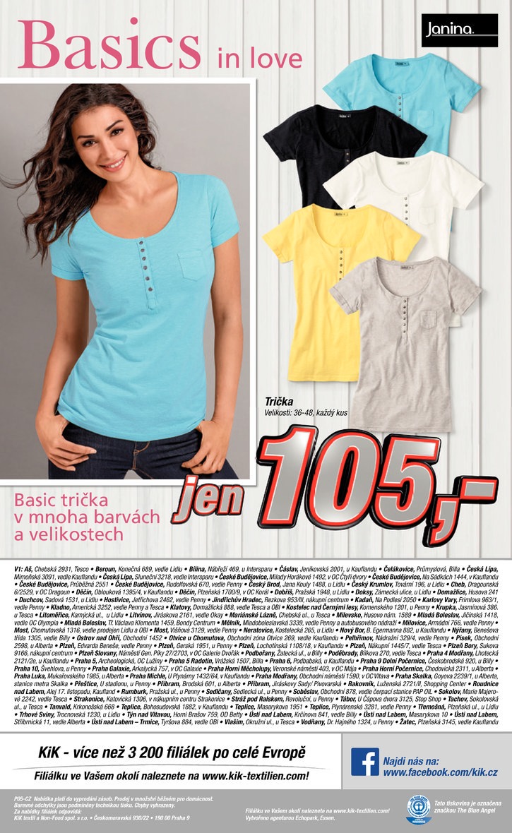 leták Kik textil Prospekt od 8.4.2015 strana 1 leták Kik textil Prospekt od 8.4.2015 strana 1