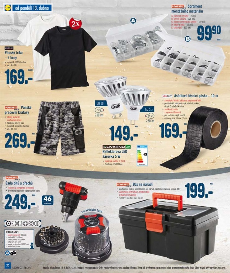 leták Lidl Akční nabídka od 13.4.2015 strana 1 leták Lidl Akční nabídka od 13.4.2015 strana 1