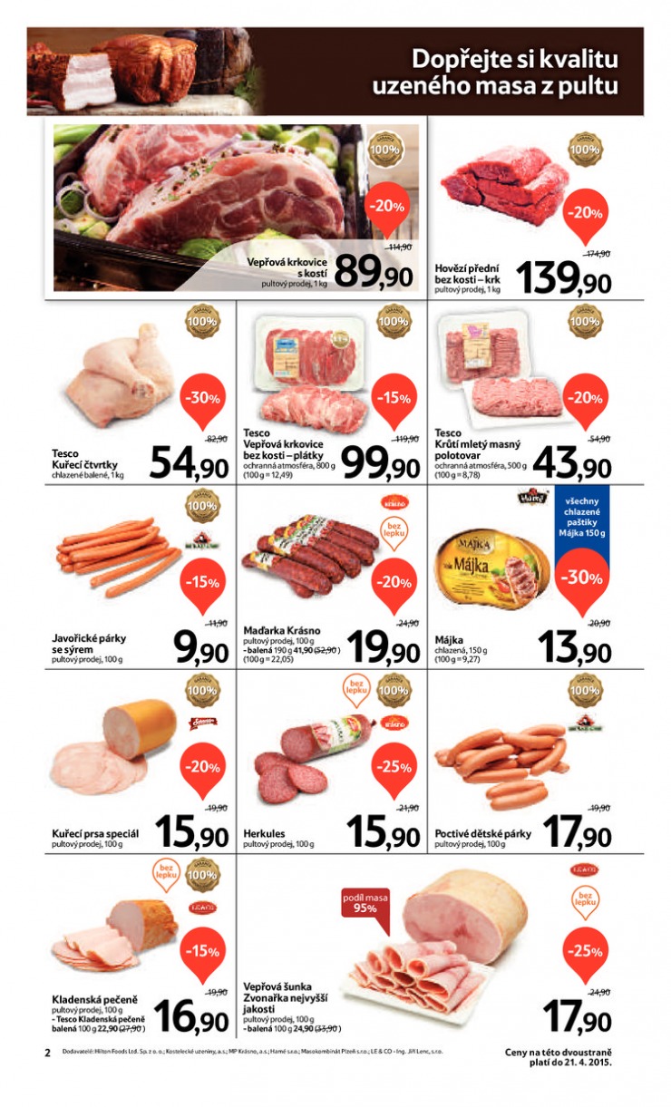 leták Tesco velké hypermarkety od 15.4.2015 strana 1 leták Tesco velké hypermarkety od 15.4.2015 strana 1