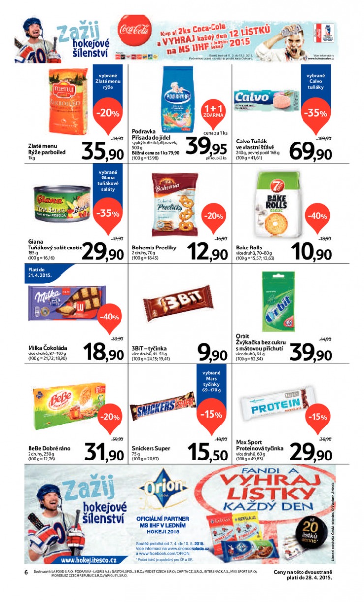 leták Tesco velké hypermarkety od 15.4.2015 strana 1 leták Tesco velké hypermarkety od 15.4.2015 strana 1