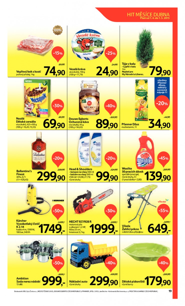 leták Tesco velké hypermarkety od 15.4.2015 strana 1 leták Tesco velké hypermarkety od 15.4.2015 strana 1