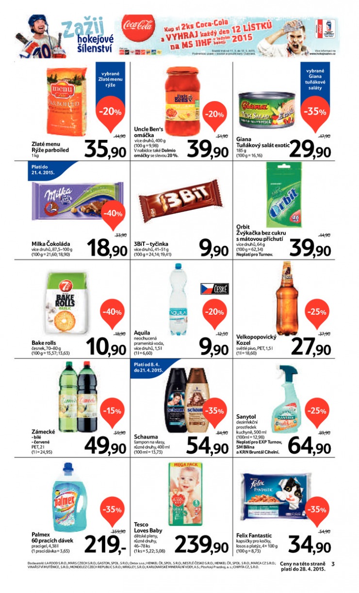 leták Tesco supermarkety od 15.4.2015 strana 1 leták Tesco supermarkety od 15.4.2015 strana 1