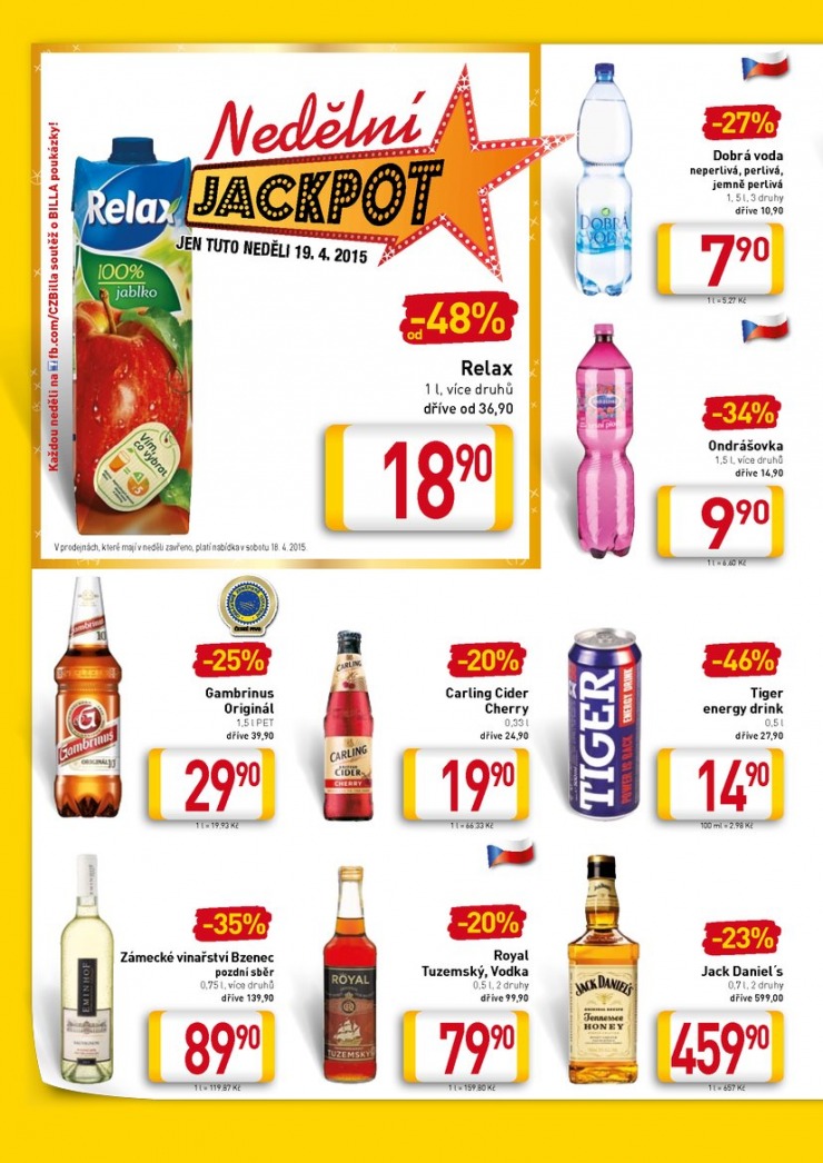 let�k Billa velk� od 15.4.2015 strana 1