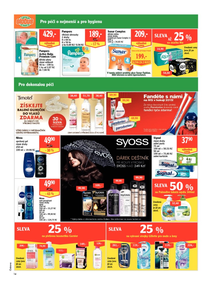 leták Globus Naše noviny od 16.4.2015 strana 1 leták Globus Naše noviny od 16.4.2015 strana 1