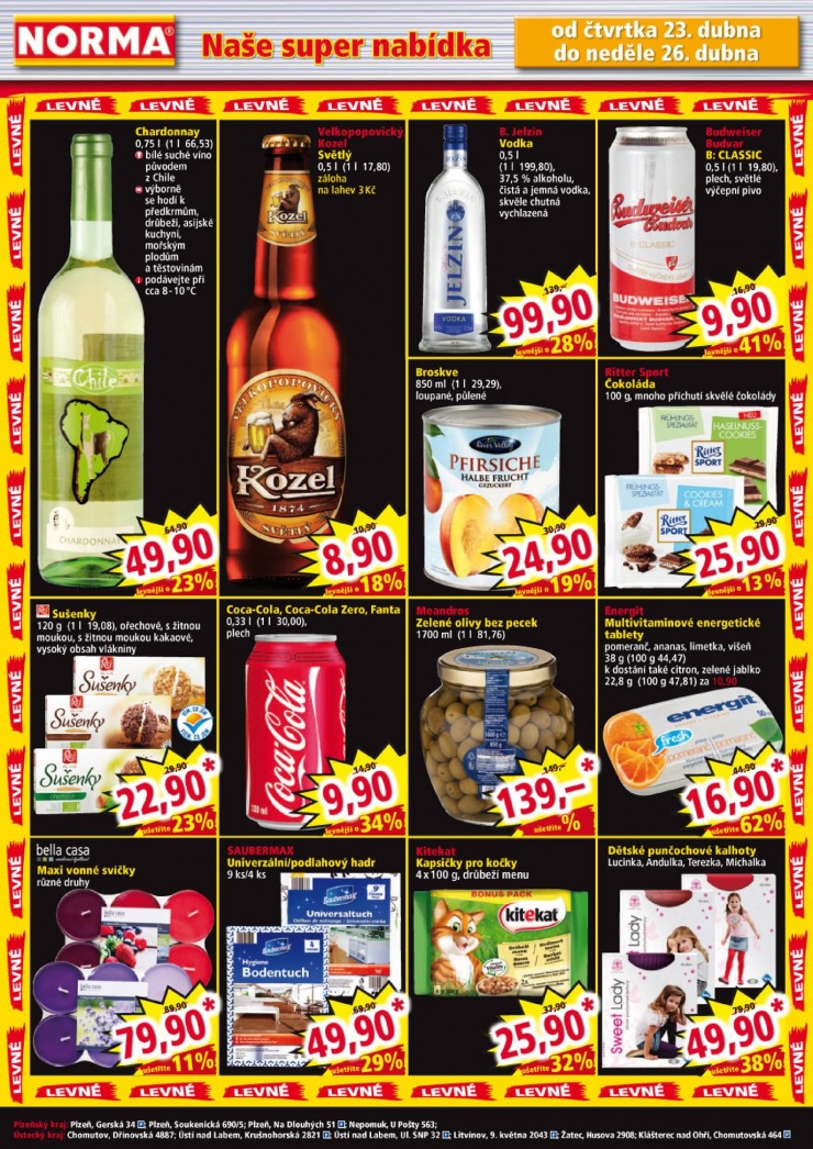 leták Norma Aktuální leták od 20.4.2015 strana 1 leták Norma Aktuální leták od 20.4.2015 strana 1