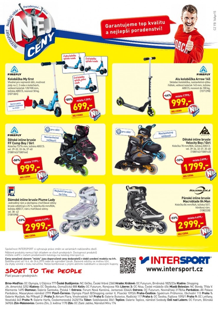 letk Intersport Aktuln letk od 16.4.2015 strana 1