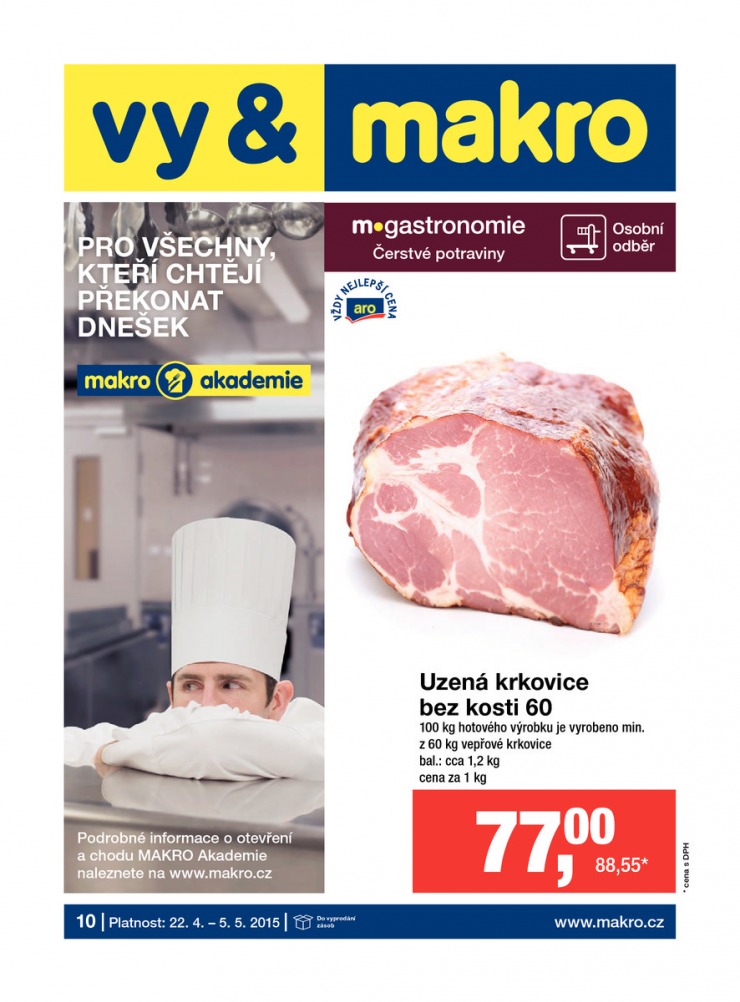 letk Makro Gastronomie erstv od 22.4.2015 strana 1