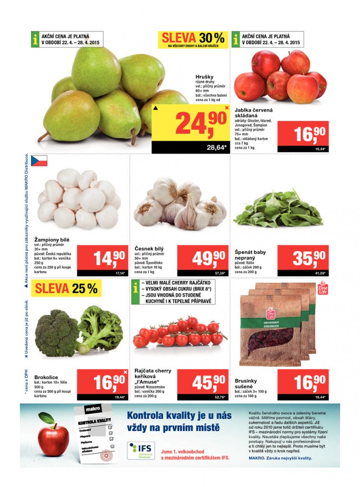 leták Makro Maloobchod od 22.4.2015 strana 1 leták Makro Maloobchod od 22.4.2015 strana 1