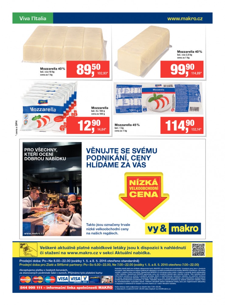 leták Makro Viva LItália od 22.4.2015 strana 1 leták Makro Viva LItália od 22.4.2015 strana 1