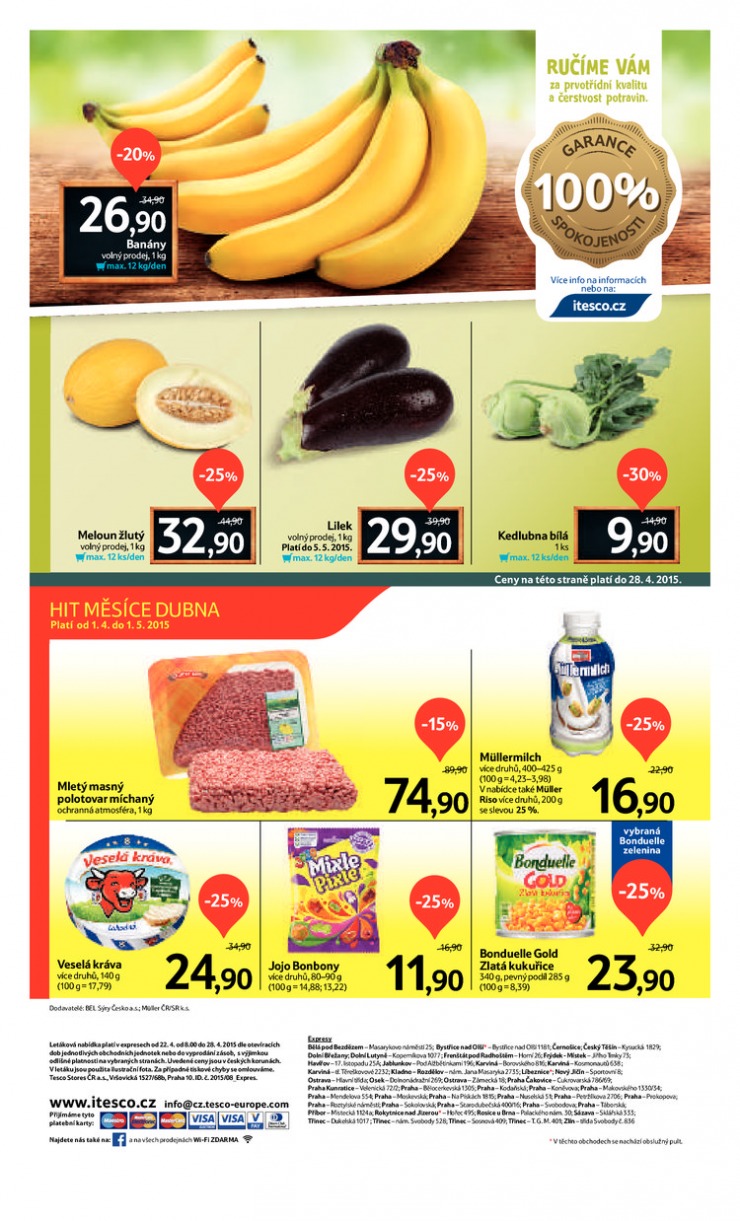 leták Tesco Expres obchody od 22.4.2015 strana 1 leták Tesco Expres obchody od 22.4.2015 strana 1