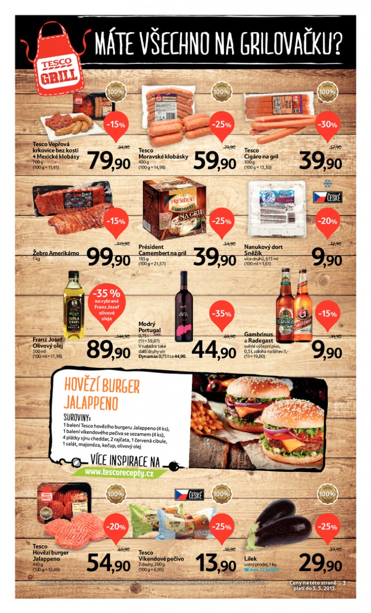 leták Tesco velké hypermarkety od 22.4.2015 strana 1 leták Tesco velké hypermarkety od 22.4.2015 strana 1